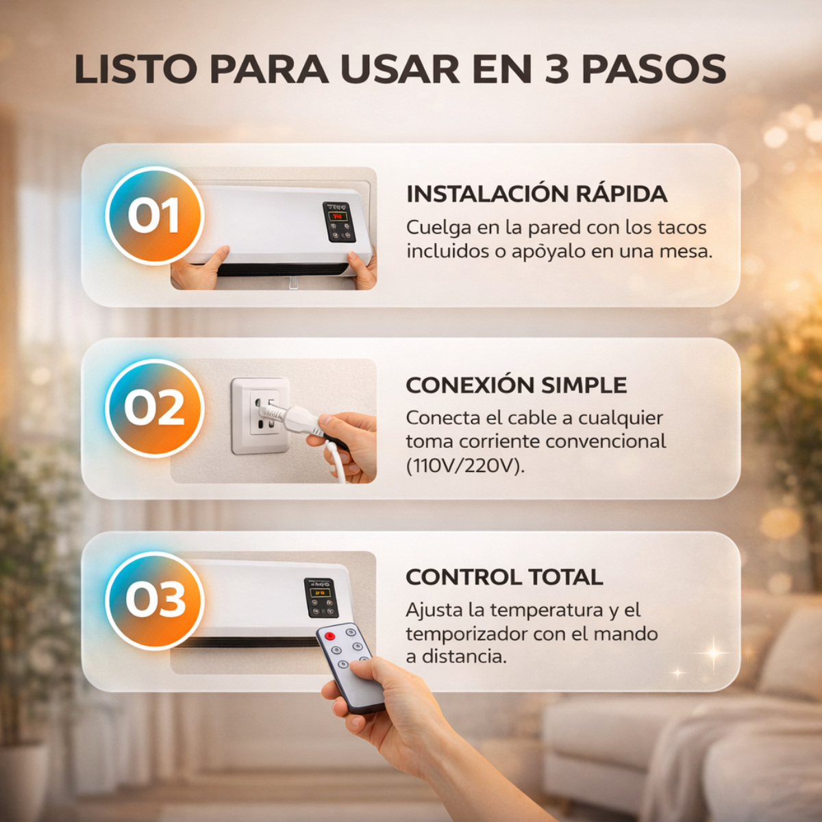 Aire Acondicionado Portátil 2 En 1 | Refresca tus espacios y despídete del calor