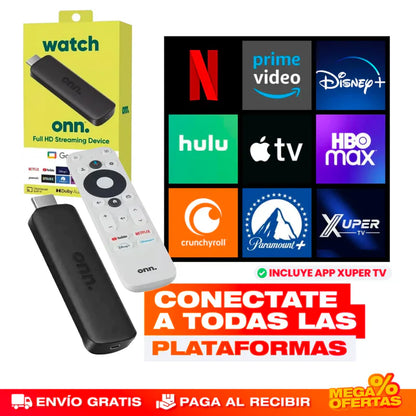 CONVERTIDOR TV CON CONTROL REMOTO (Incluye Xuper Tv)